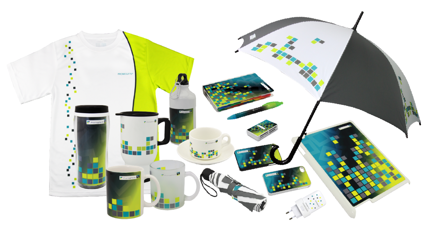 Travel to school for promotional, gift materials and items
